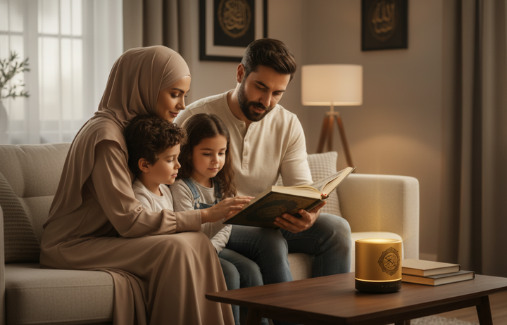 Enceinte Bluetooth Coran - Dorée Ma boutique